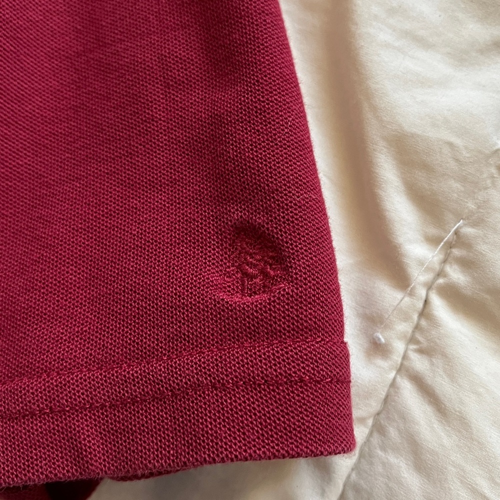 Bass men’s shirt, dark red - Picture 5 of 6